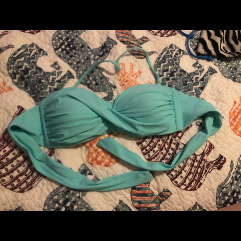 Turquoise swim top